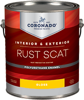 LEWISBURG PAINT STORE Rust Scat Polyurethane Enamel is a rust-preventative coating that delivers exceptional hardness and durability. Formulated with a urethane-modified alkyd resin, it can be applied to interior or exterior ferrous or non-ferrous metals. (Not intended for use over galvanized metal.)boom